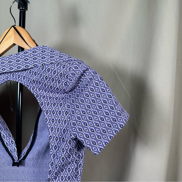 Zara Purple, Grey Printed Open Back Jumpsuit Size XS NWOT - Picture 10 of 14